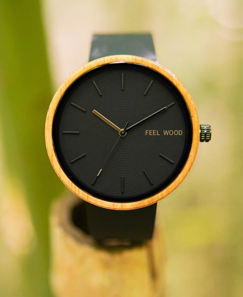 Wooden watch Bamboo 42 mm